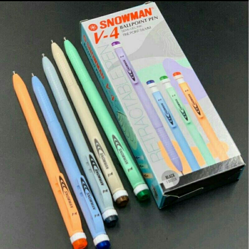 

Pulpen Snowman V4 / Ballpoint / Pen Snowman V4 Perpack (12pcs)