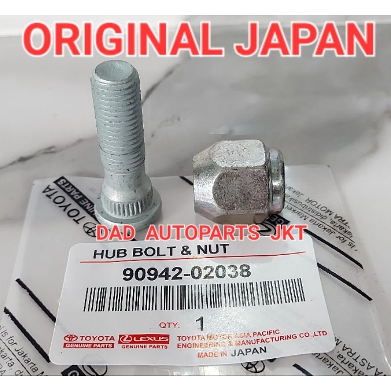 BAUT RODA AVANZA XENIA RUSH TERIOS MUR RACING ORIGINAL JAPAN