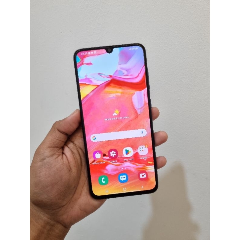 Handphone Hp Samsung A70 8/128 Second Seken Bekas Murah