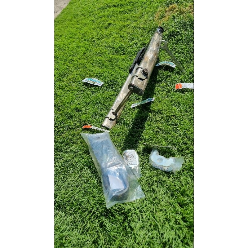 swing arm custom motor FU150 standar dan long arm