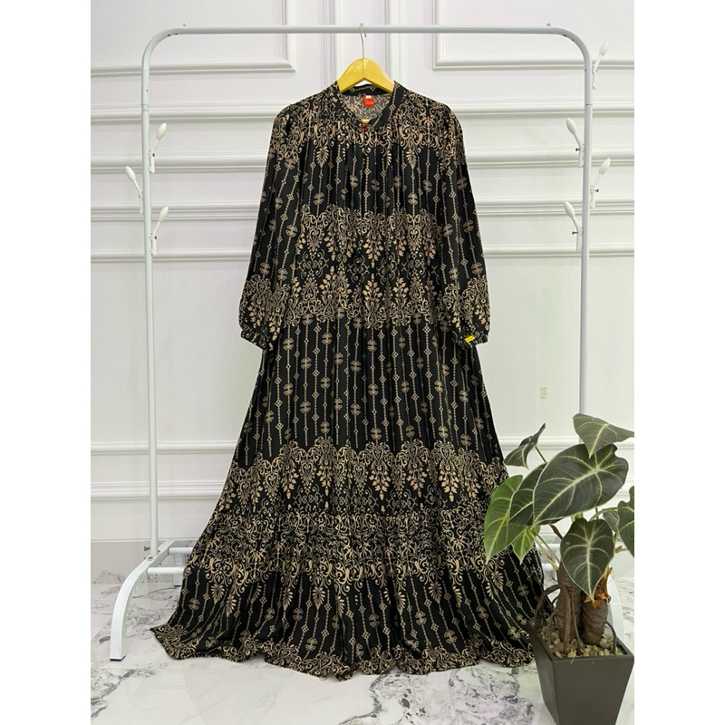 Gamis Alena Terbaru Kekinian Produk Lizam Bahan Rayon