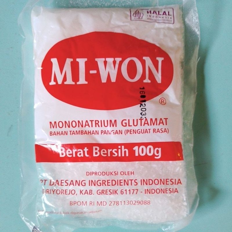 

~MOS~ Miwon Penyedap Rasa 100 gram. Penguat Rasa. Bumbu Masak