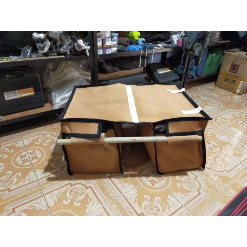 Size XL Tas obrok along along saddle tas kurir tas sepeda motor tas kereta angkut barang tas kandek 