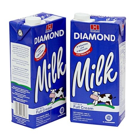 

Diamond Susu UHT Full Cream 1000ml x 12 pcs ( 1 DUS ) - ED MAR 2026