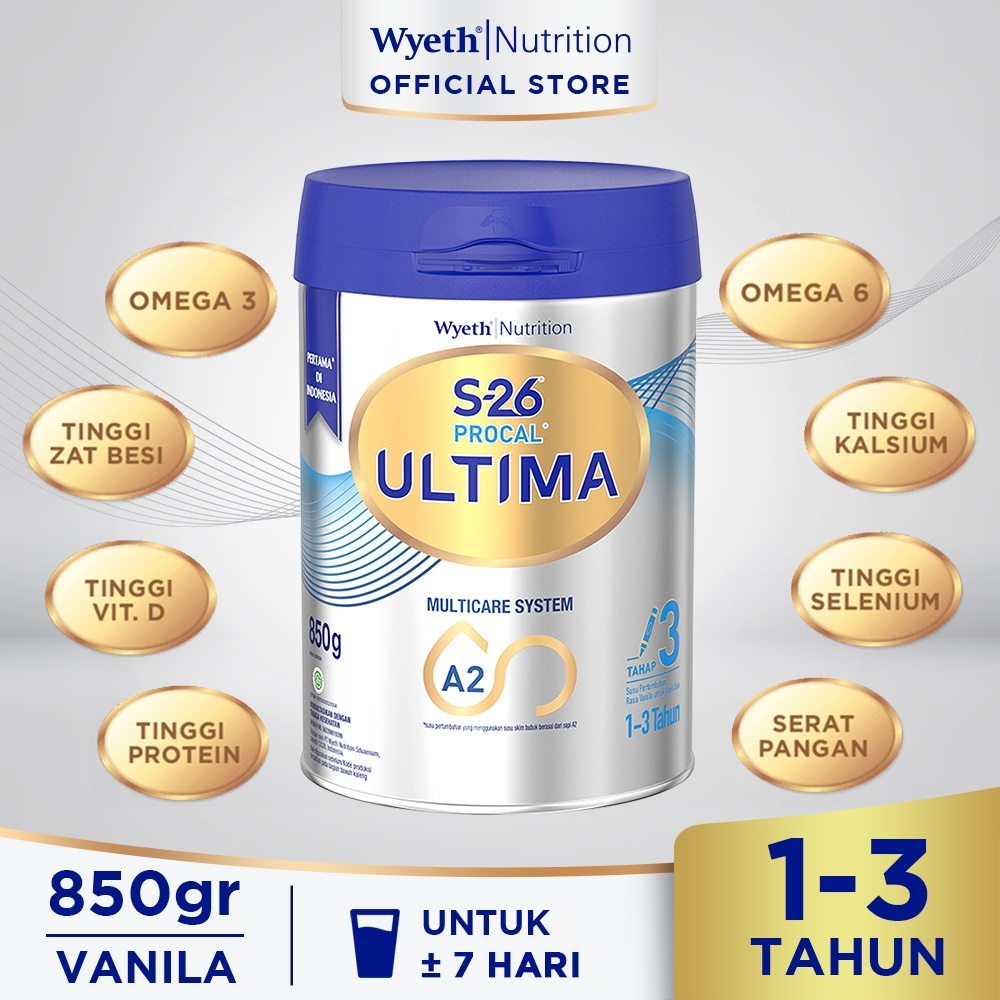 

S-26 Procal Ultima 3 1-3 tahun 850 gr