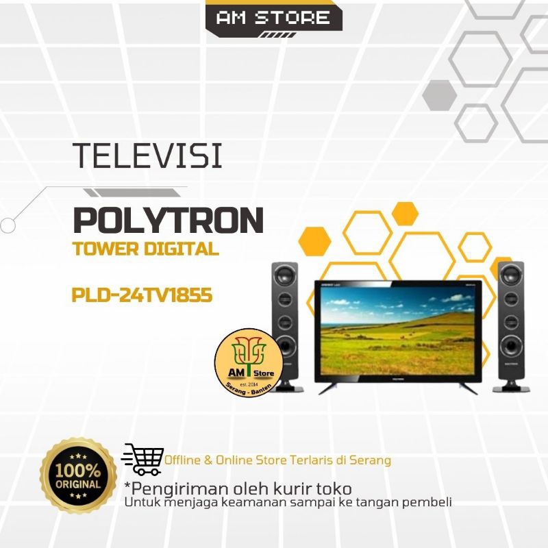 POLYTRON TOWER DIGITAL TV 24" PLD-24TV1855
