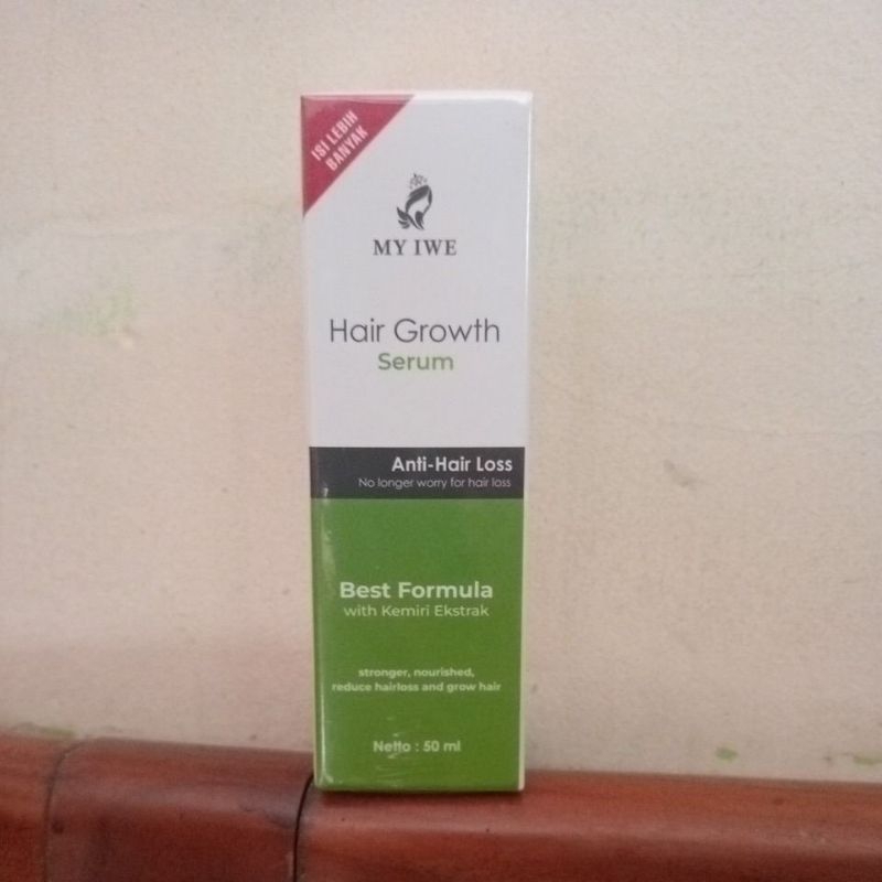 MY IWE HAIR GROWTH SERUM PENUMBUH RAMBUT Free sampo