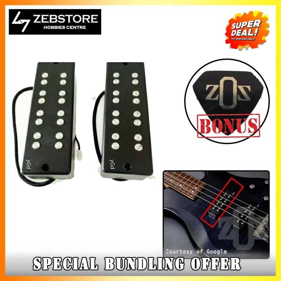 Pickup Bass Aktif Active Yamaha TRBX YGD II 4 String Black