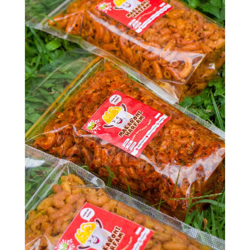 

Macaroni Harfam Makaroni Goreng Pedas Daun Jeruk Kemasan Reguler 250gr