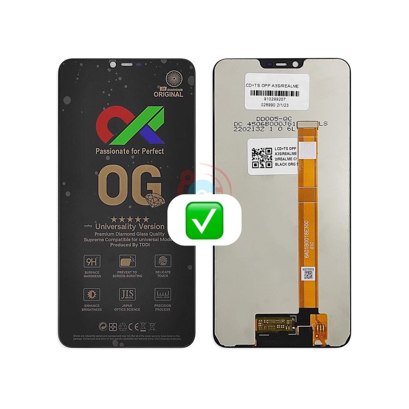 LCD OPPO A3S / A5 ORI OG  SUPER FULLSET TOUCHSCREEN