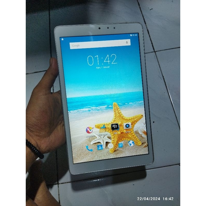 TAB TABLET ANDROID ADVAN i10 4g ram 2gb LAYAR 10in Minus Sentuh