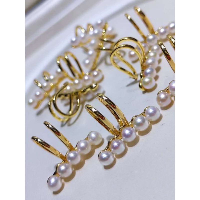 Anting Akoya Mutiara air Laut