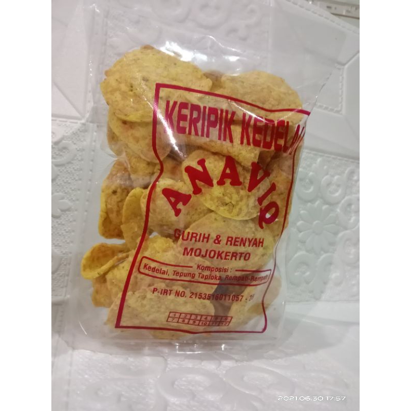 KERIPIK KEDELAI ANAVIQ | CEMILAN KHAS MOJOKERTO