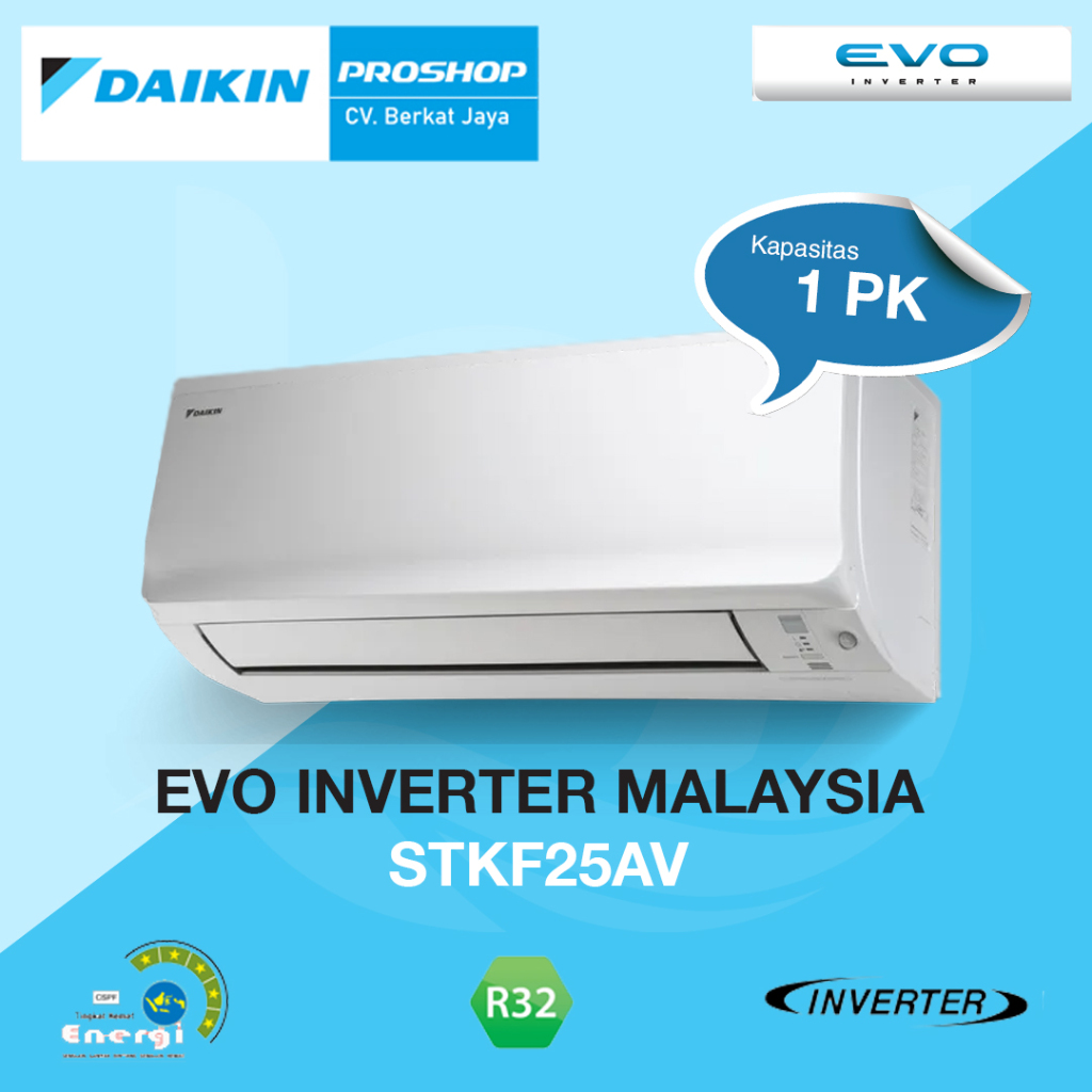 AC Daikin Evo Inverter Malaysia 1 PK STKF25AV