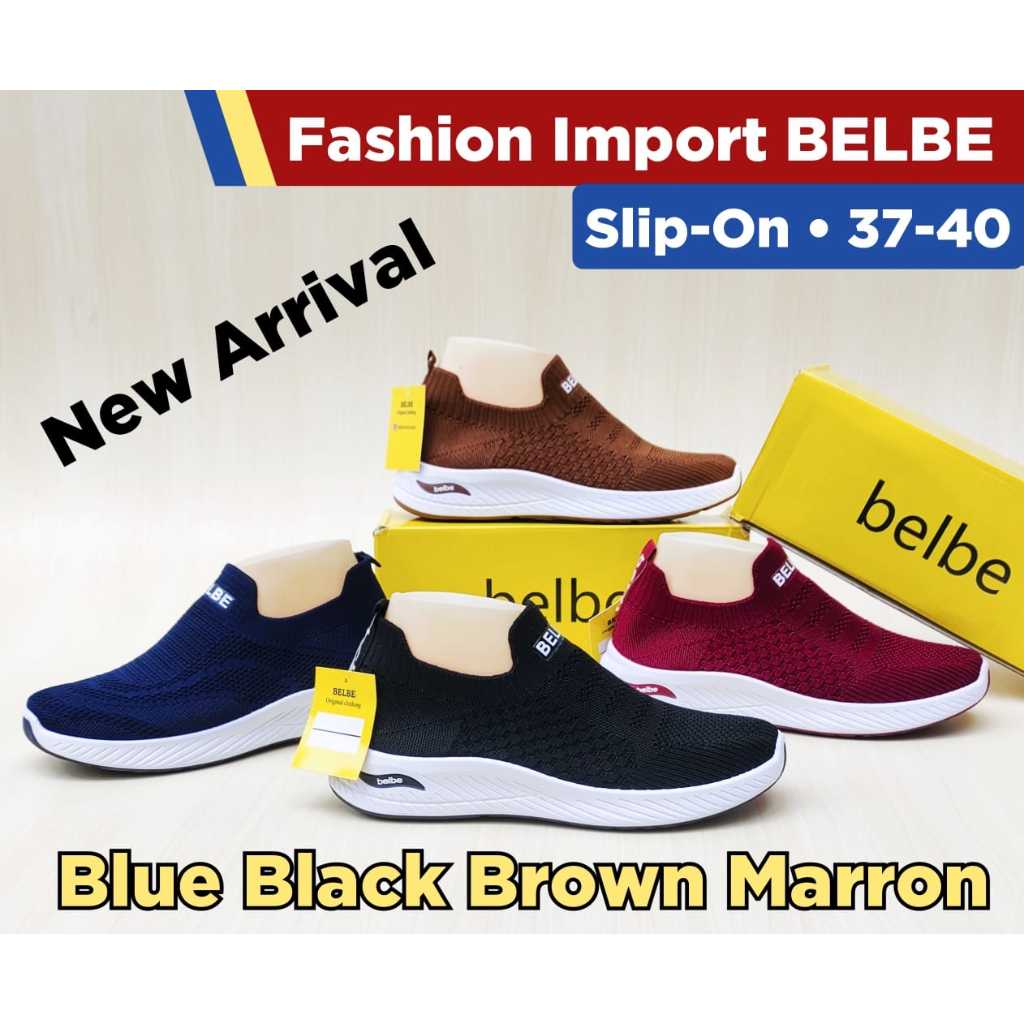 SEPATU SNEAKERS WANITA IMPORT ORIGINAL BELBE terbaru