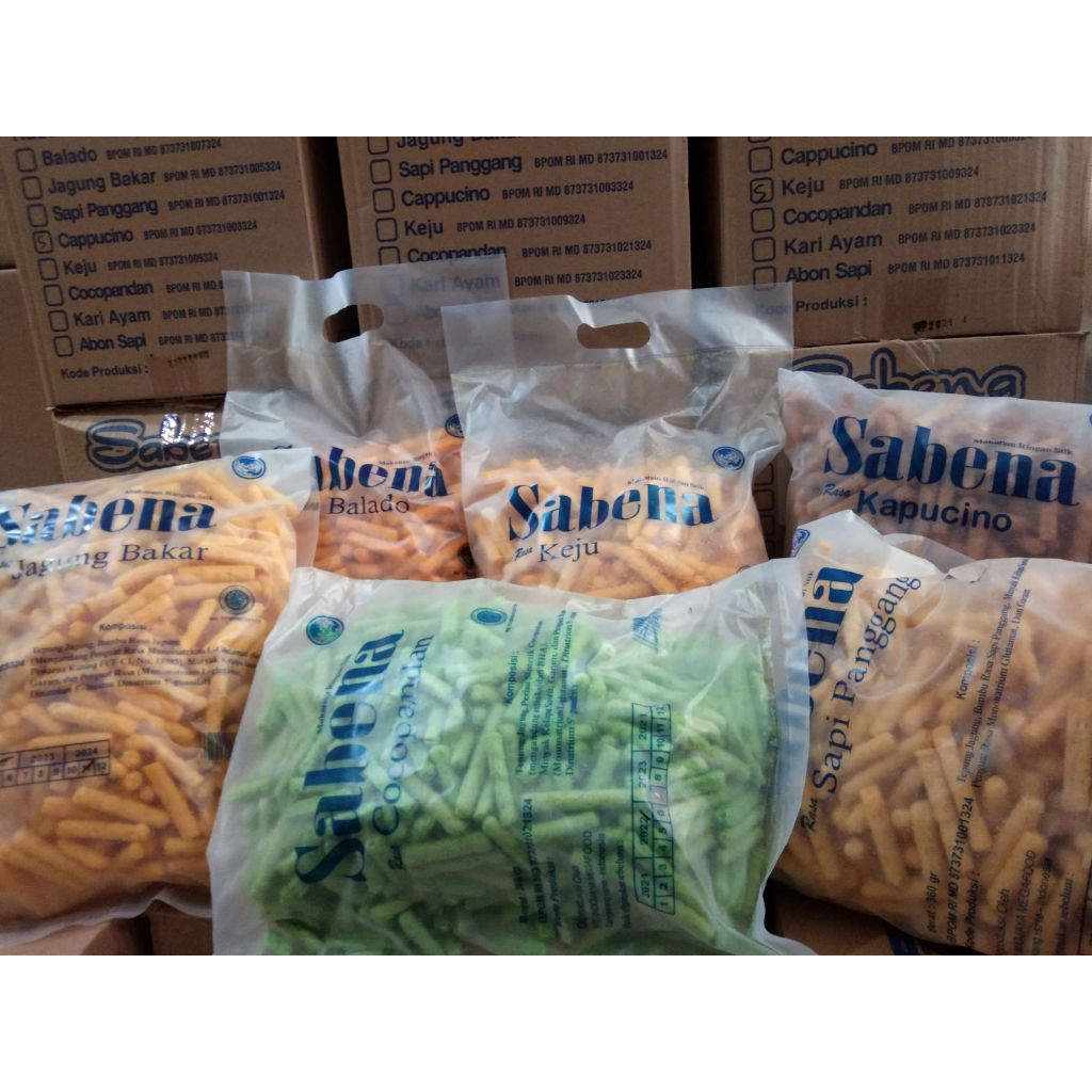 

Sabena stick sabena snack aneka rasa gurih dan renyah