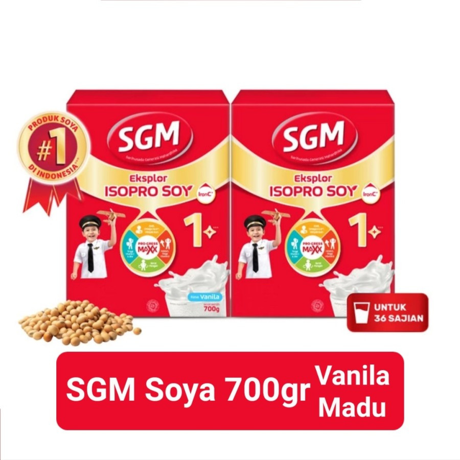 

sgm soya 700gr vanila madu - madu, 700 gram - vanila 700 gr