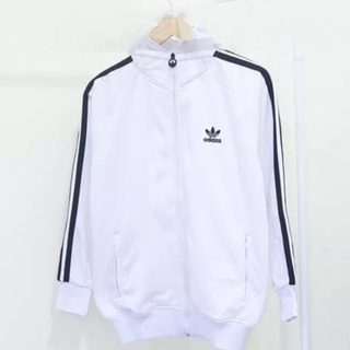 Jaket Tracktop Adidas Firebird Putih Setrip Hitam Basic Pria Wanita Termurah Dan Terlaris
