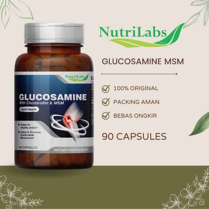 Nutrilabs Glucosamine Chondroitin & MSM -90 Capsules