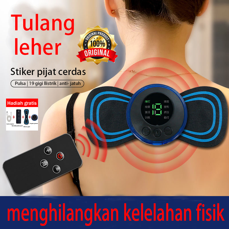 EMS Alat pijat Alat pijat leher dan punggung Memiliki kendali jarak jauh Punggung - Leher - Lutut - 