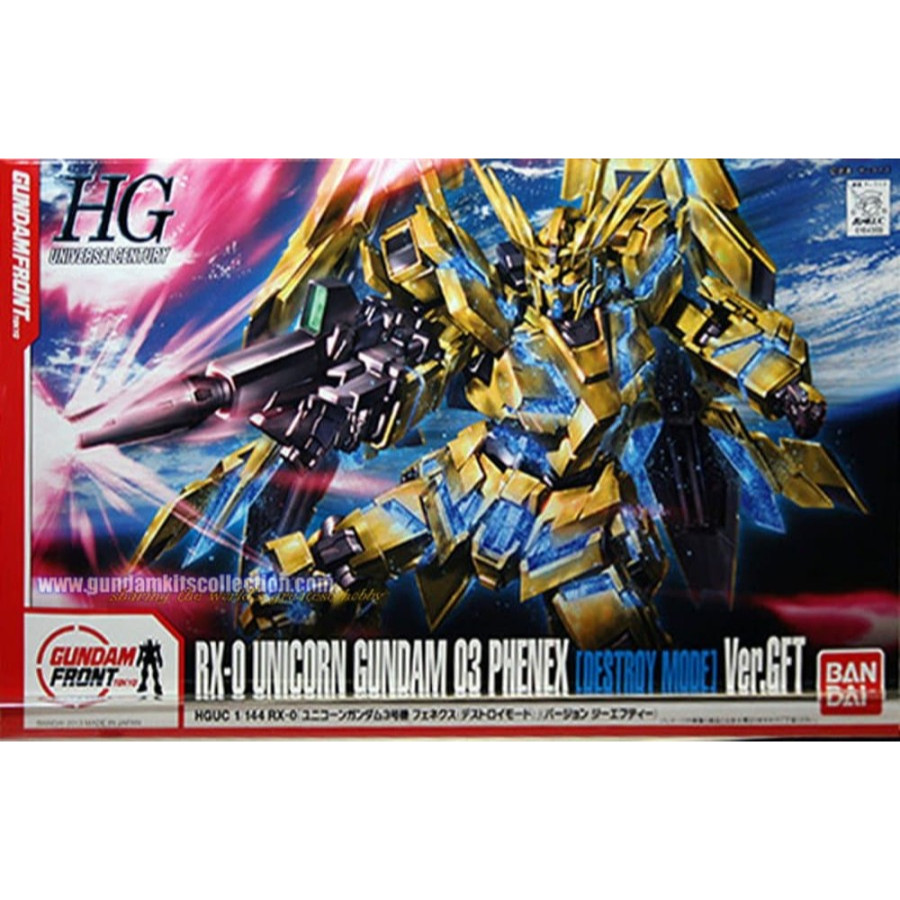 Bandai HG UC 1/144 RX-0 Unicorn Gundam 03 Phenex (Destroy Mode) Ver. GFT