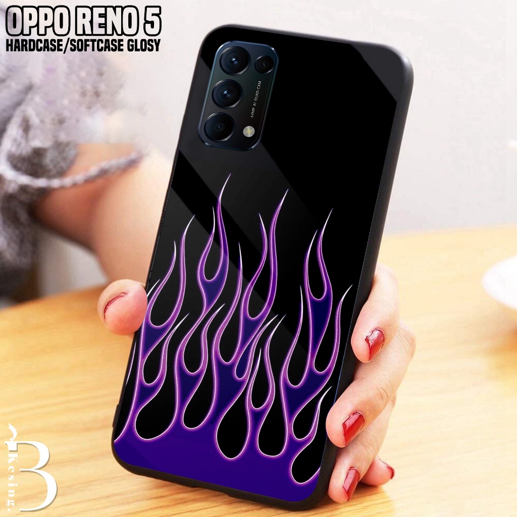 Case OPPO RENO 5 - Casing OPPO RENO 5 Motif FIRE - Silikon Hp OPPO RENO 5 - Kesing Hp OPPO RENO 5 - 