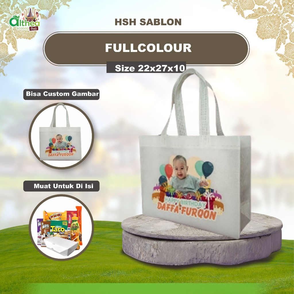 

Tas Custom Sablon Fullcolor + Sablon