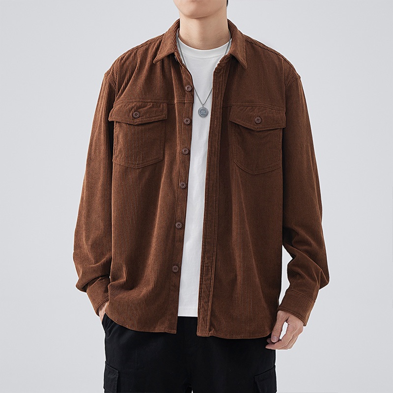 PREMIUM Jaket Cowok Corduroy Jaket Pria Corduroy Outer Pria Tebal jaket vintage murah flight jacket