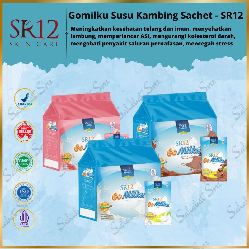 

GO MILKU SACHET SR12 POUCH / BUNGKUS BESAR / NUTRISI LENGKAP BANTU LEBIH SIAP BER AKTIFITAS