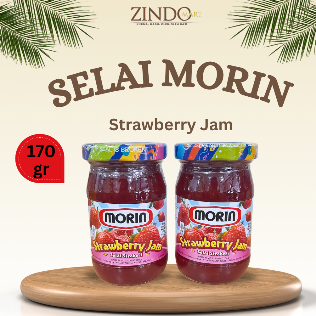 

MORIN SELAI STRAWBERRY 170GR - SELAI BUAH COCOK UNTUK ROTI