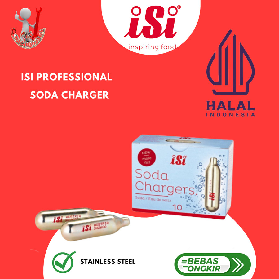 

Isi Soda Charger CO2 brand isi orginal Austria #499 - Soda Charger