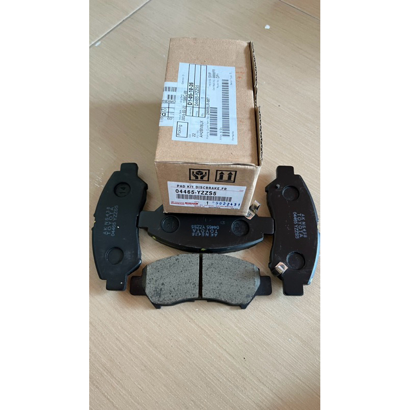 kampas rem depan brake pad asli toyota calya / sigra 04465-yzzs5