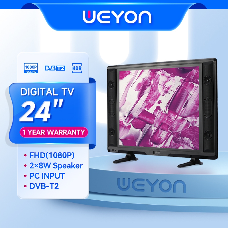 Weyon TV LED 24 Inch Digital TV DVB-T2  Monitor LED
