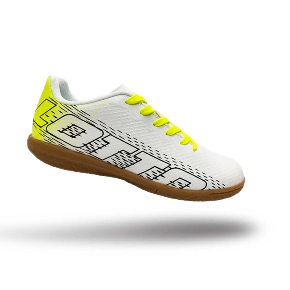 SALE Sepatu Futsal LOTTO BARCO FG Men's Futsal/Soccer Shoes - White Original Only