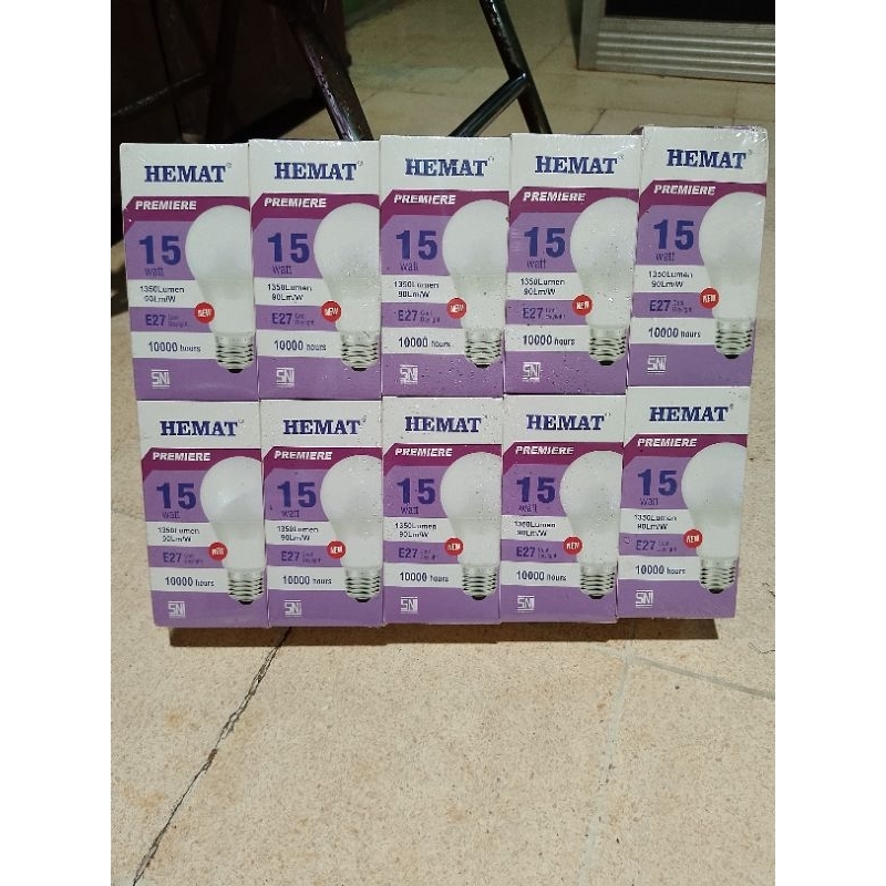 ECERAN LAMPU LED HEMAT 15WATT