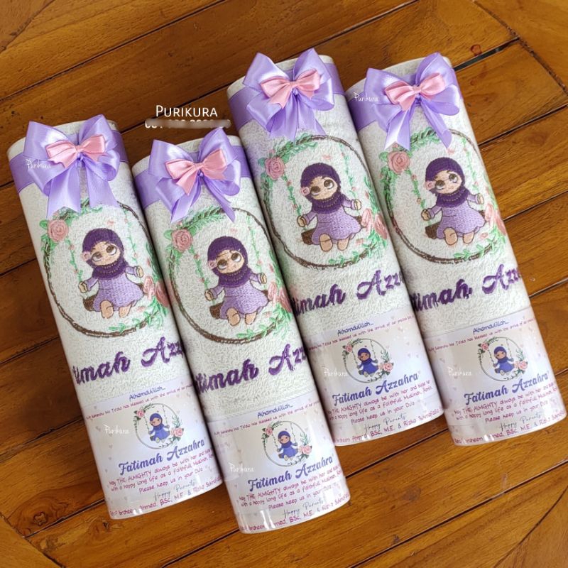 Souvenir handuk anak 50x100 custom