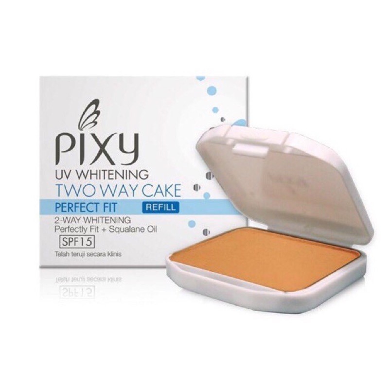 Refil Pixy Uv Whaitening Two Way Cake Perfect Fit -Bedak Refil Pixy - Bedak Pixy - Refil Pixy