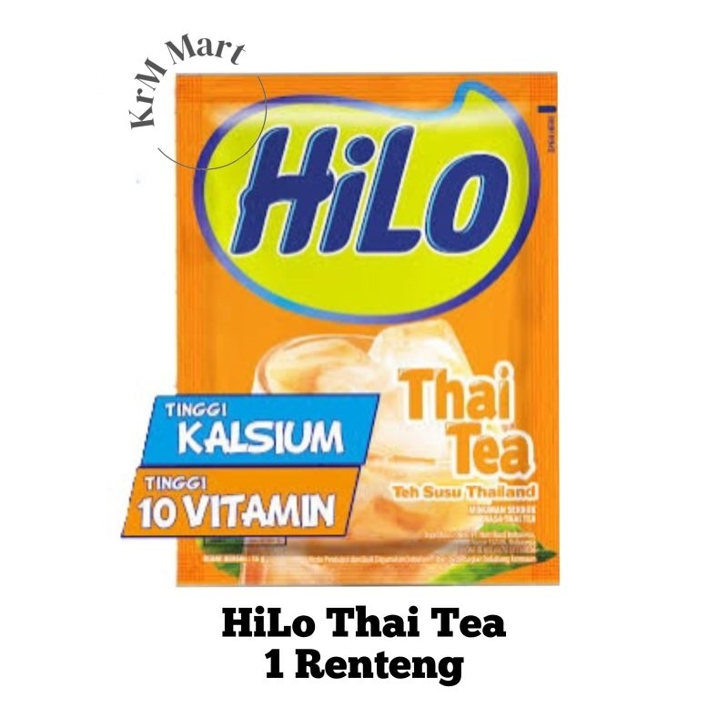 

Hilo Thai Tea 1 Renteng renceng isi 10 sachet susu teh tarik orenji