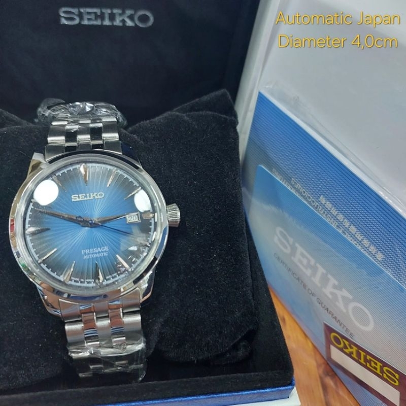 Jam Tangan Pria Seiko Automatic Tanpa Baterai Fullset