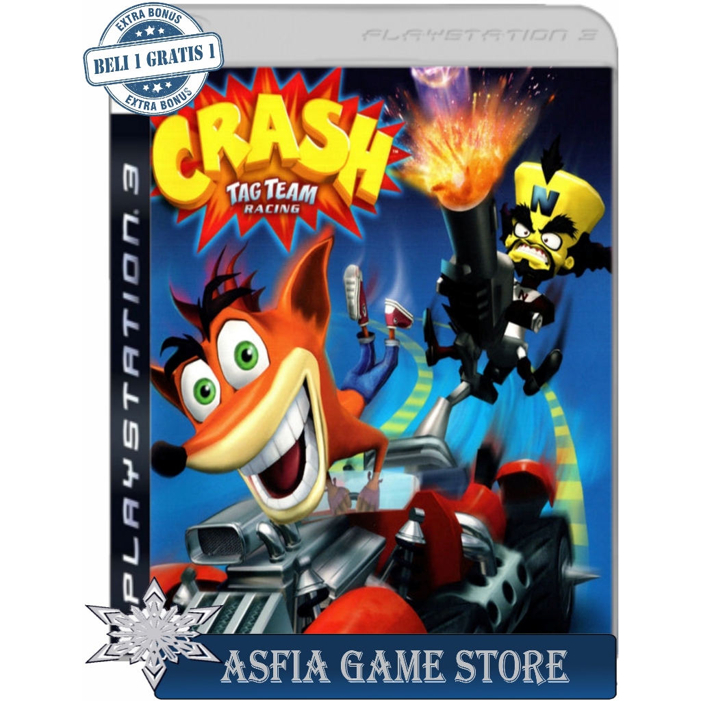 Crash Tag Team Racing CTR DVD Kaset Game PS3 PKG CFW HEN MULTIMAN