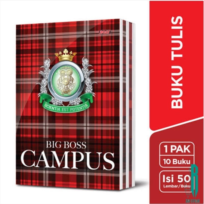 

Buku Tulis Big Boss Campus 50 Lembar