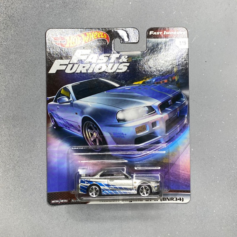 HotWheels Nissan Skyline R34 Fast Import Fast and Furious