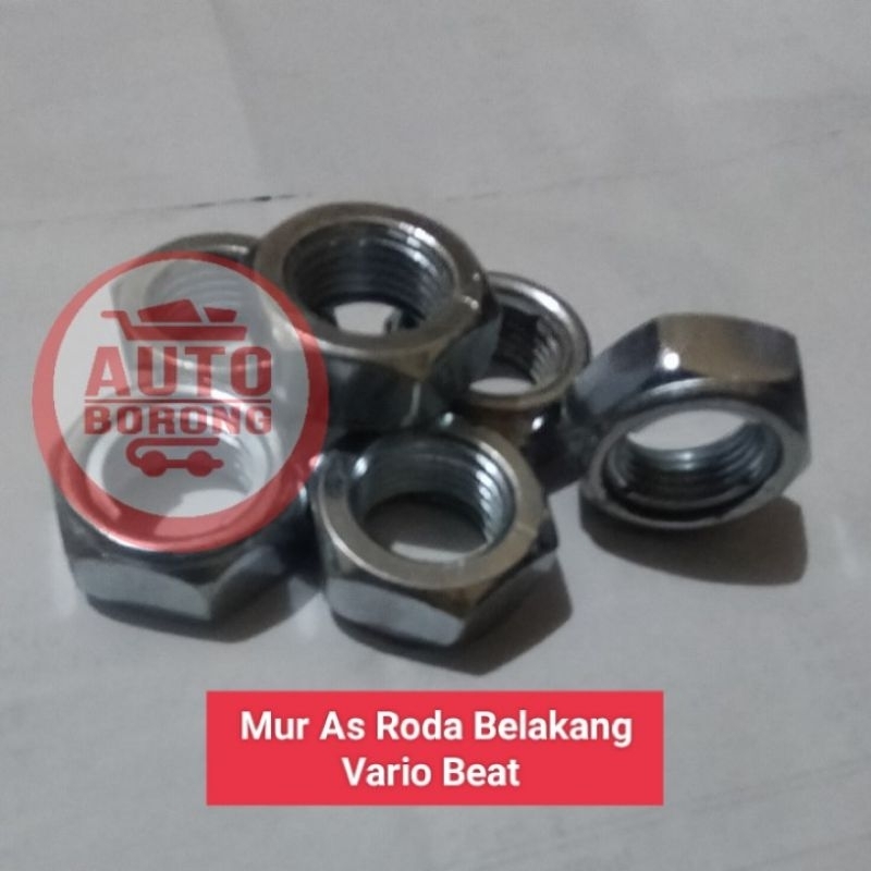 Mur As Roda Belakang Kunci 22 Motor Matic Honda Vario Beat