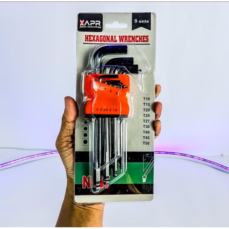 APR KUNCI L SET PANJANG BALL JOINT HITAM kualitas tjap mata