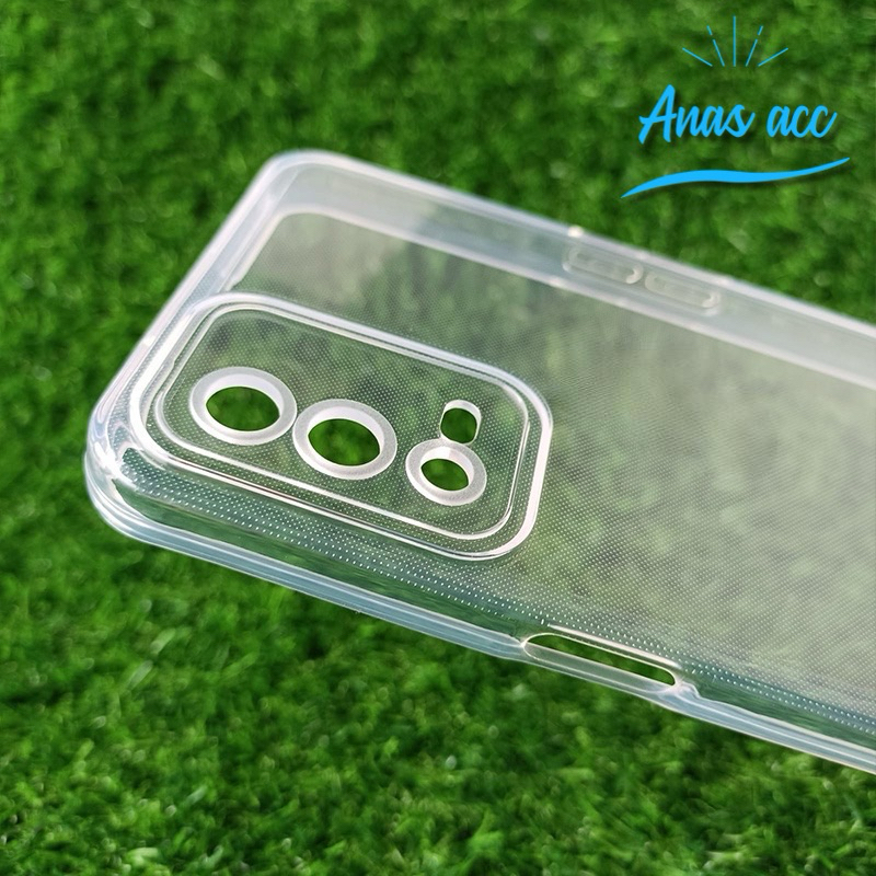 SoftCase Casing Bening OPPO A55 4G Silikon Clear Transparan TPU PROTEC CAMERA