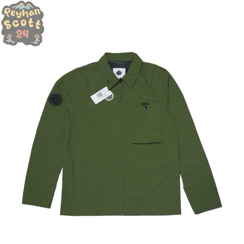 Pretty Green heaton overshirt Jacket green