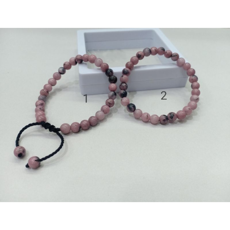 gelang batu Red borneo merah borneo  batu alami