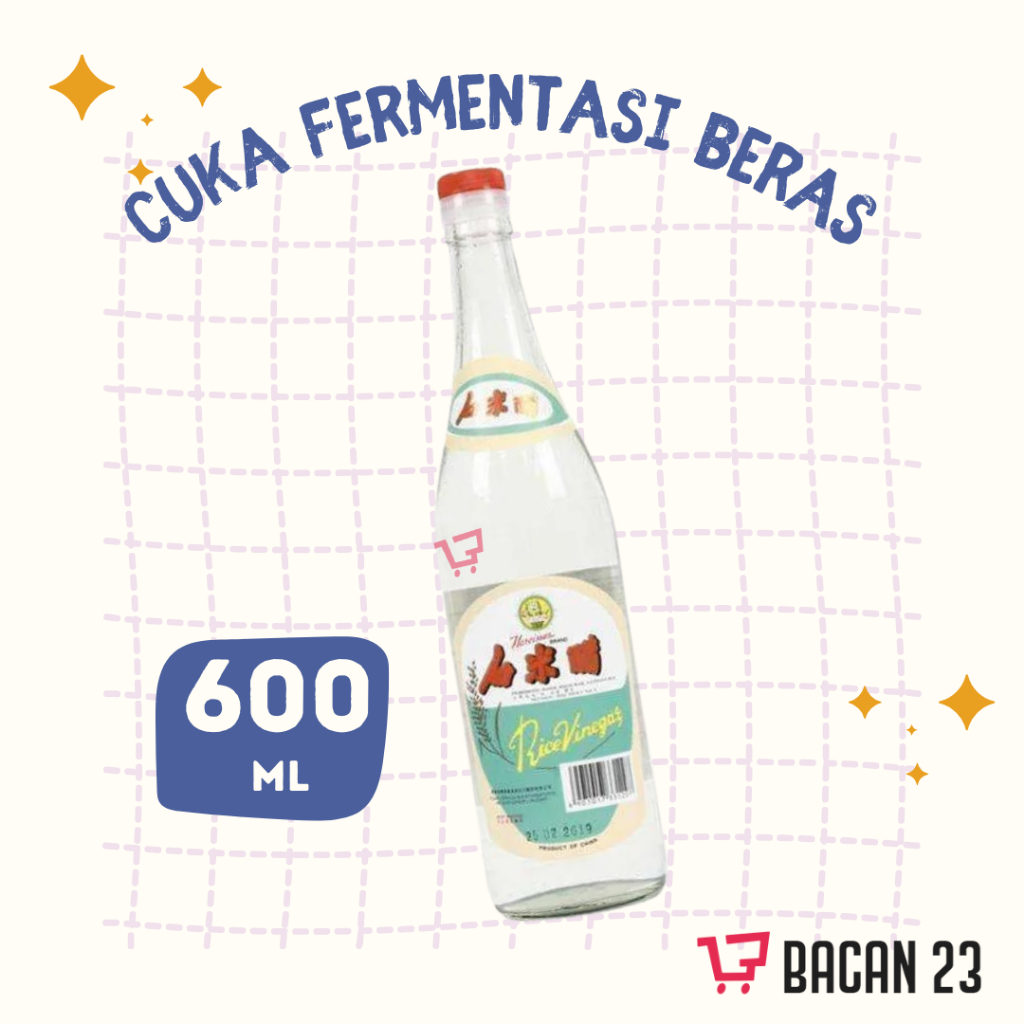 

Narcissus Cuka Beras Rice Vinegar (600ml) / Cuka Fermentasi / Cuka Botol Besar / Bacan 23 - Bacan23