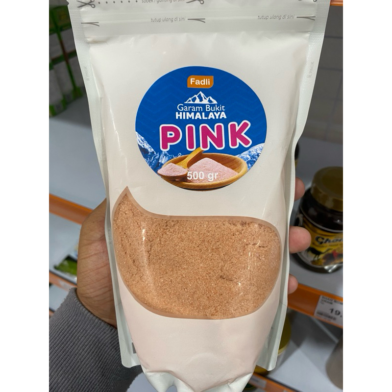 

Garam Himalaya Pink Salt 500g Garam Terbaik