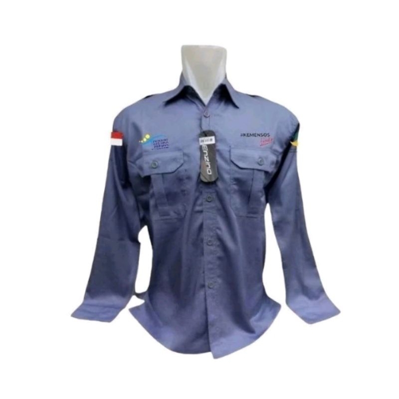 kemeja kemensos PKH seragam kemensos pkh